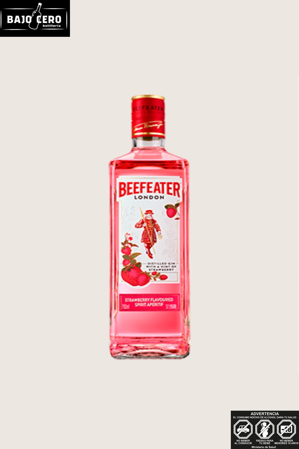 BEEFEATER PINK STRAWBERRY 37 GR. 700CC