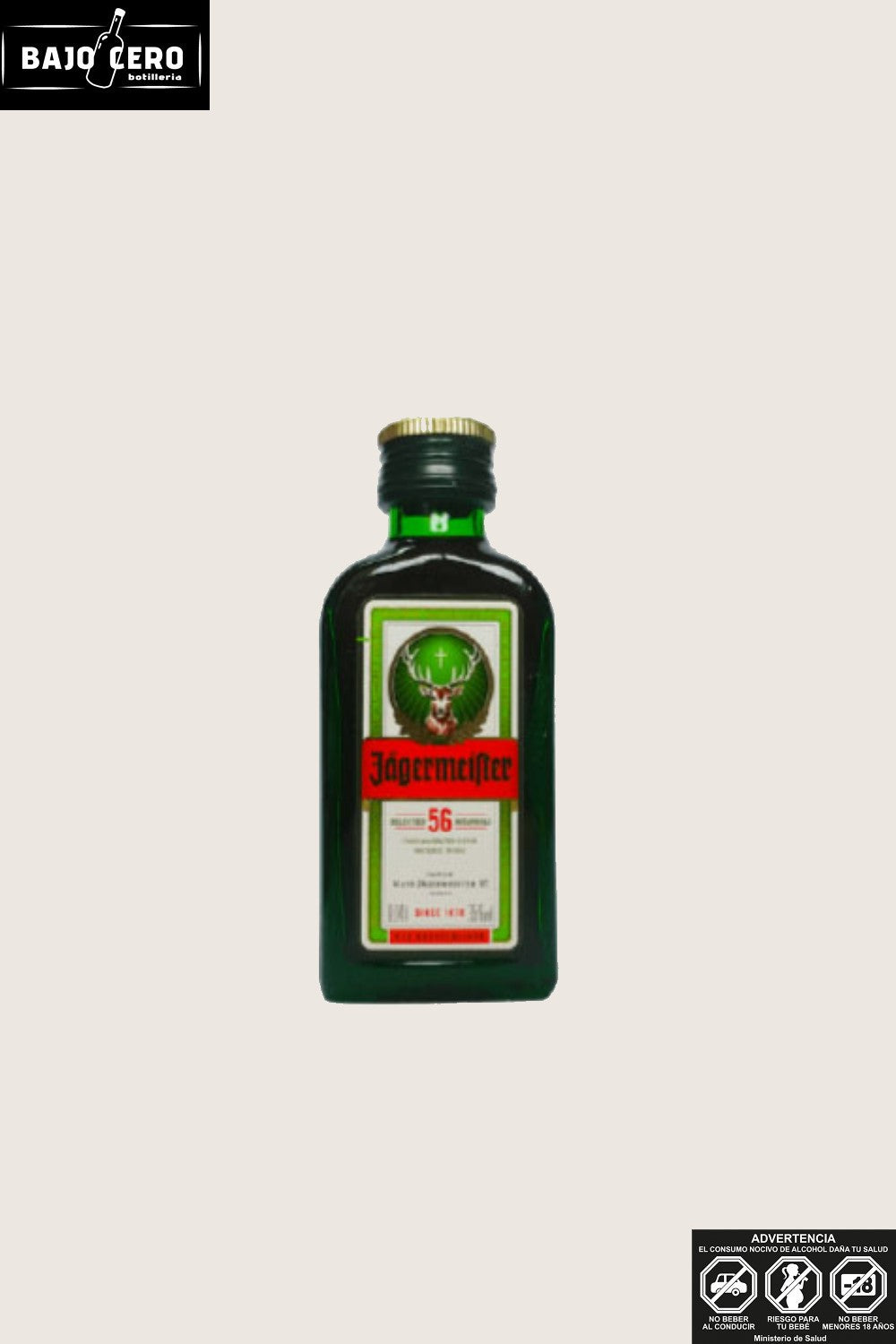 Jägermeister es un licor de hierbas 350CC