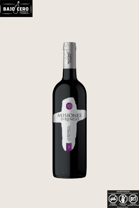 MISIONES DE RENGO VARIETAL CARMENERE 750CC