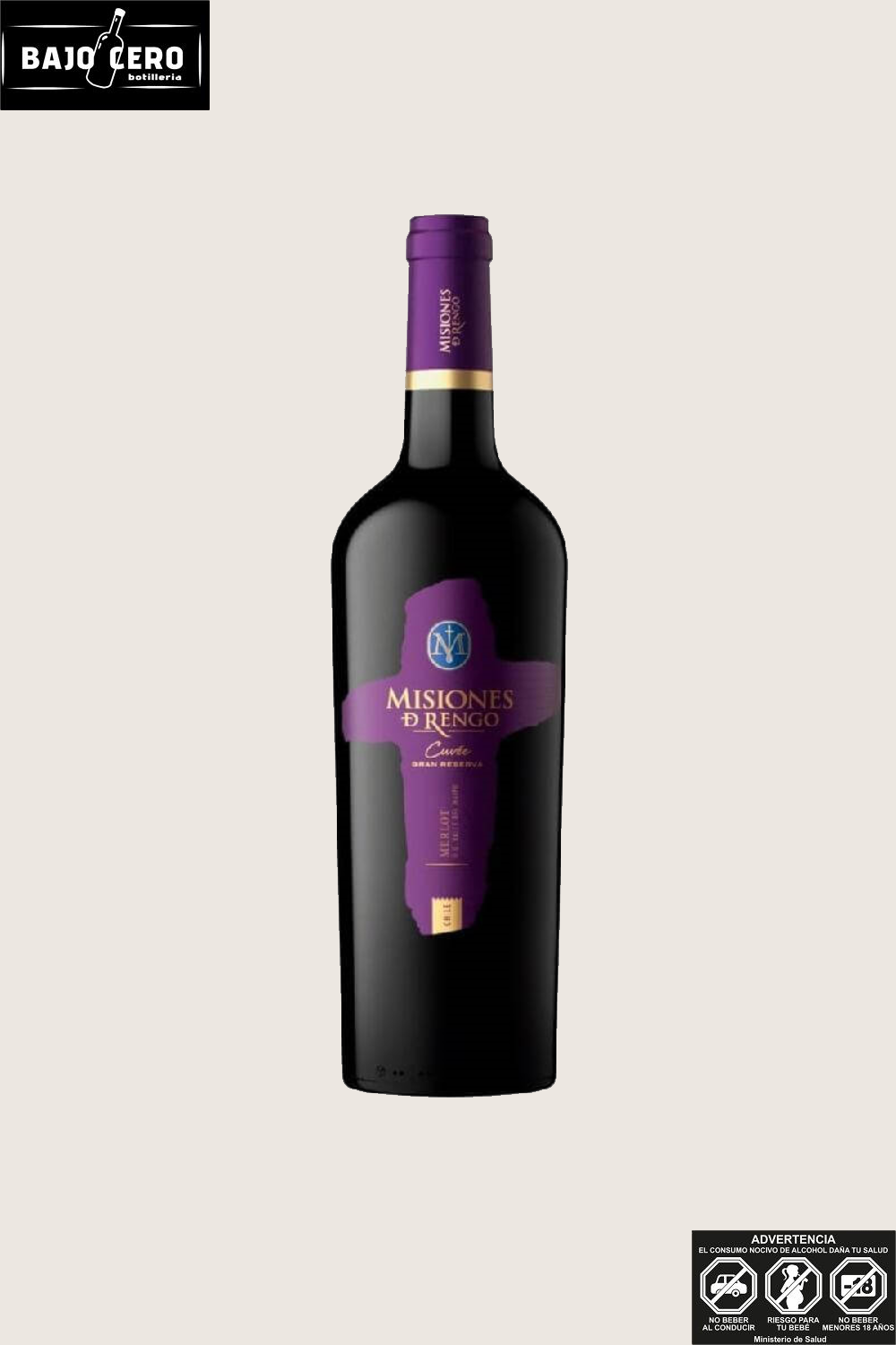 MISIONES DE RENGO CUVVE MERLOT 750CC