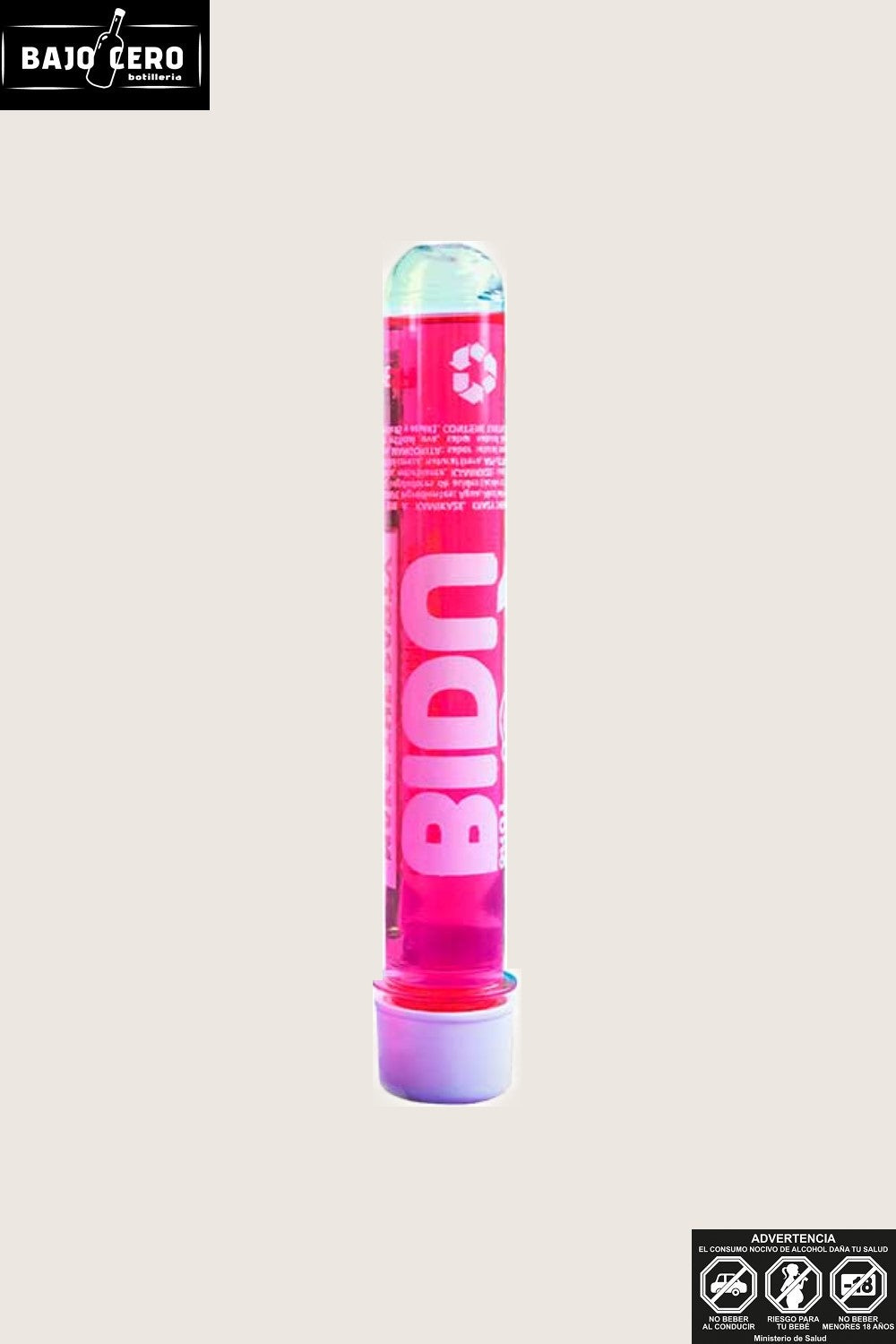 Bidu Shot de Vodka sabor mixto cereza, cherry 15% Alc. vol. 30 ml