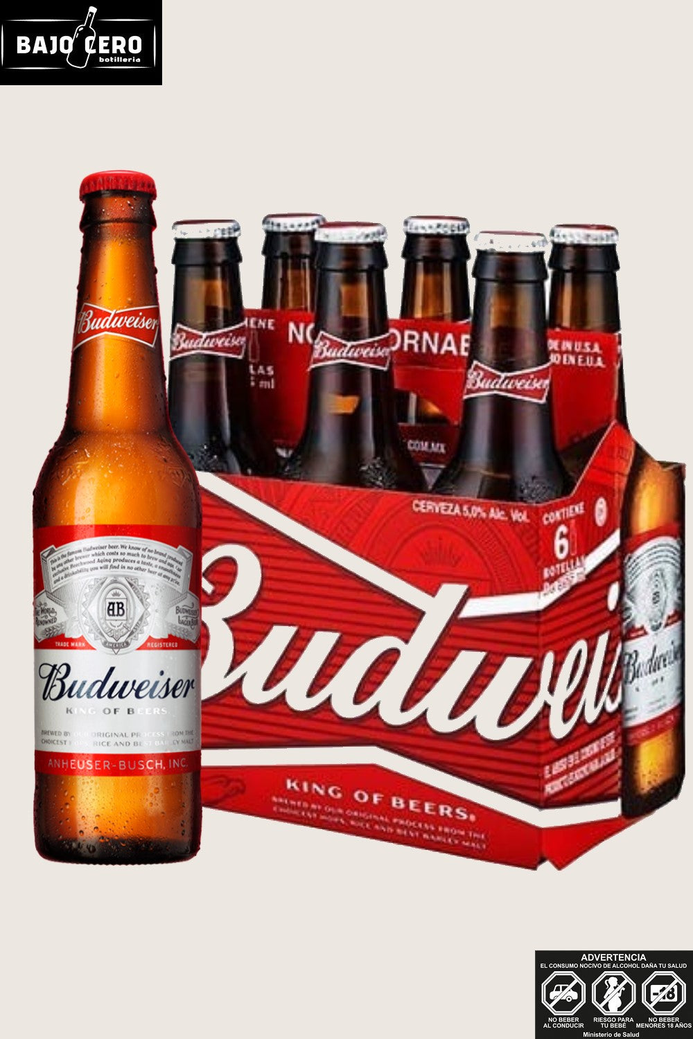 BUDWEISER BOTELLIN 330CC