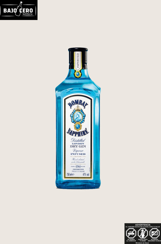 GIN BOMBAY SAPPAHIRE 47° 750 cc