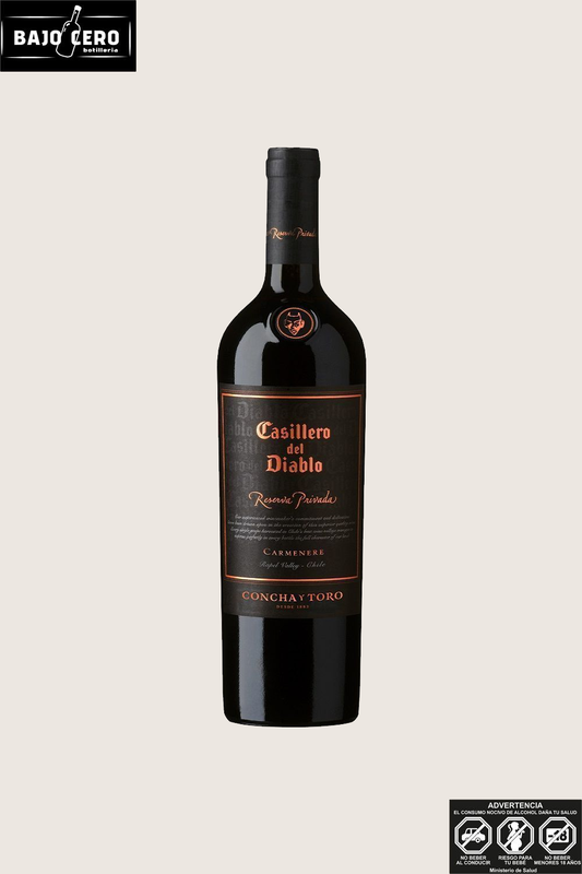 CASILLERO DEL DIABLO RESERVA PRIVADA CARMENERE 750CC