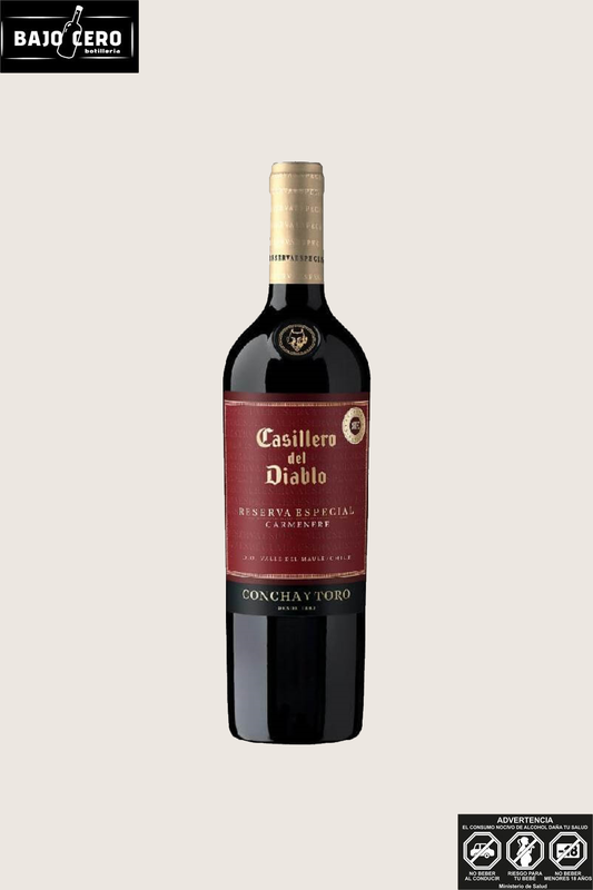 CASILLERO DEL DIABLO RESERVA ESPECIAL 750CC CARMENERE