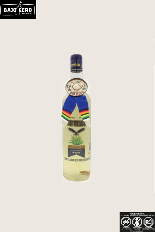 TEQUILA DIPUTADO CON GUSANO 38 GR. 1 LT
