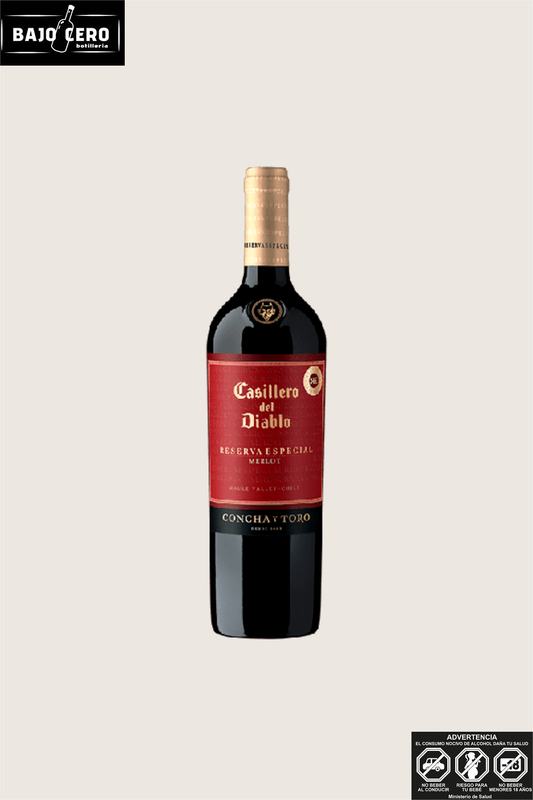 CASILLERO DEL DIABLO RESRVA ESPECIAL MERLOT 750CC.