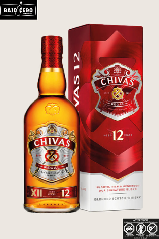 Whisky chivas regal 12 años 750ml