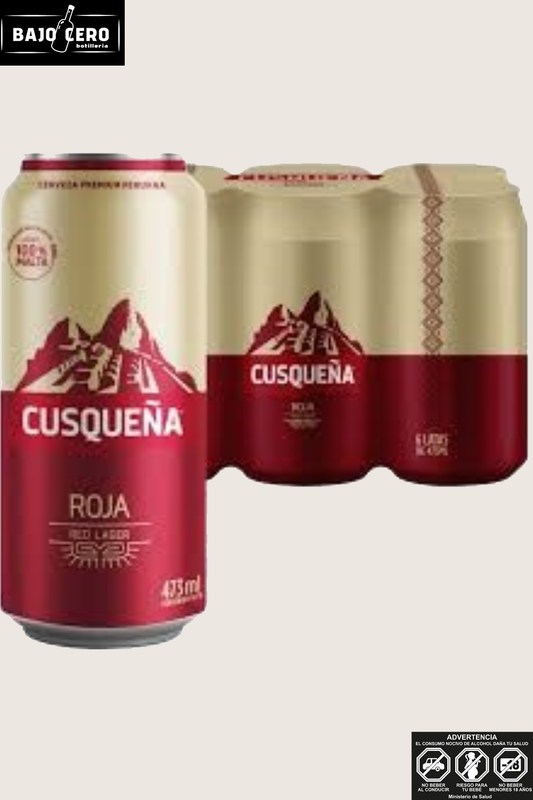 CUSQUEÑA RED LAGER 5 GR. 470CC