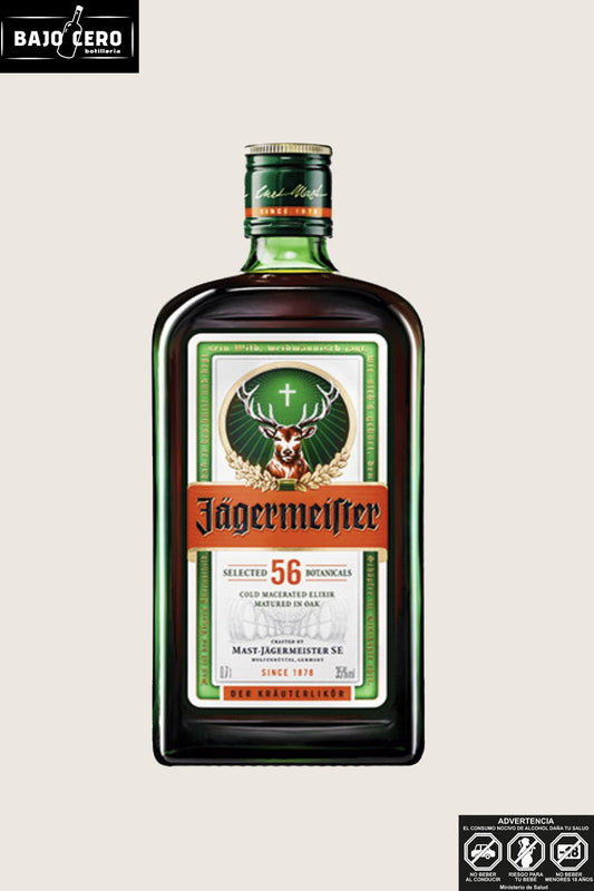 JAGERMEISTER ES UN LICOR DE HIRBAS 35 ALC 700CC