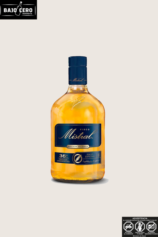 MISTRAL AÑEJADO EN ROBLE 35 GR. 1 LT