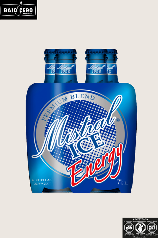 PACK 4 UN MISTRAL ICE ENERGY 275CC