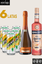 Ramazzotti Rosato + Espumante Undurra + Pack Stone maracuyá