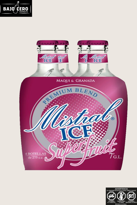 PACK 4 UN MISTRAL ICE MAQUI GRANADA 275CC