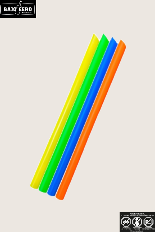 Bombillas de colores gruesas 50 peso la unidad
