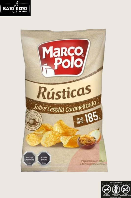 Papas rusticas cebolla caramelizada 185gr