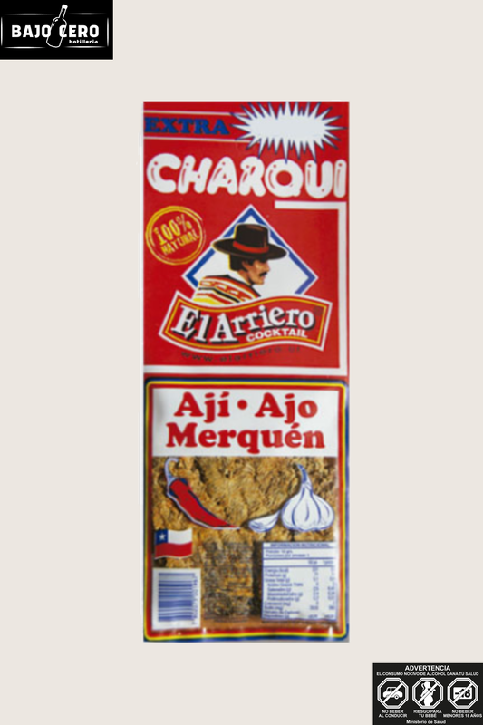 Charqui ají ajo merquén