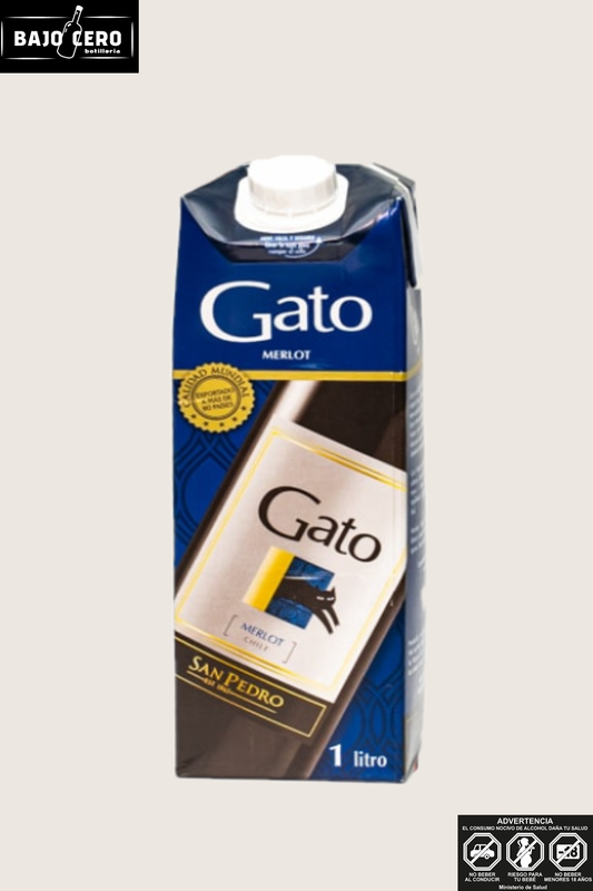 Gato tinto merlot 1 Lt
