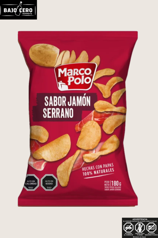 Jamón serrano marco polo 180 gr