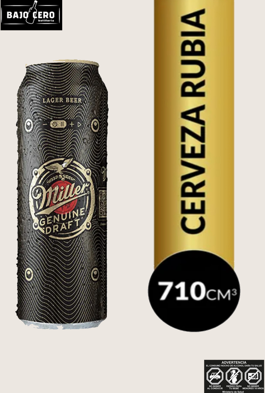 MILLER GENUINE DRAFT 4,7 ALC 710CC