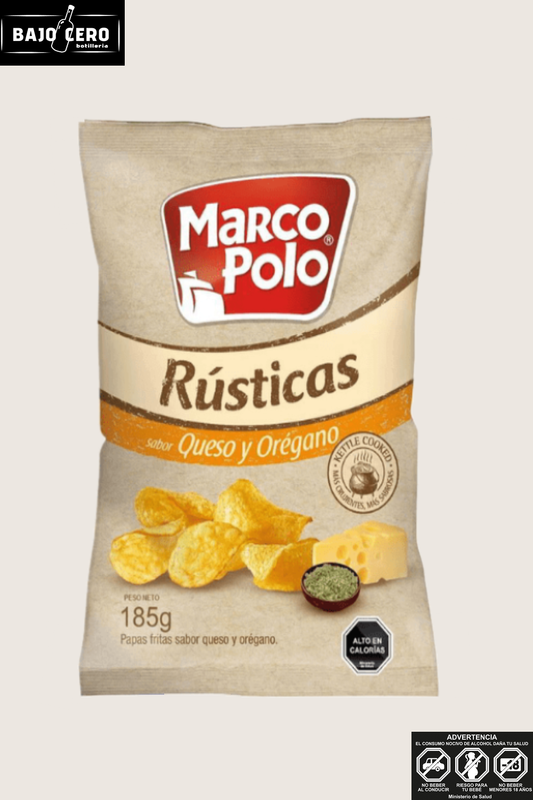 Papas rusticas queso orégano 185gr